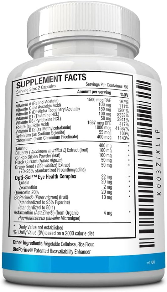 Approved Science EyeSyl 3 Month 180 Capsules