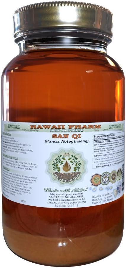 San Qi (Tian Qi) Alcohol-Free Liquid 32 fl.oz