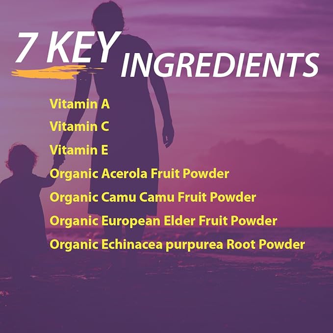 Elderberry Queen Chewable Vitamin C 500mg 60 Count