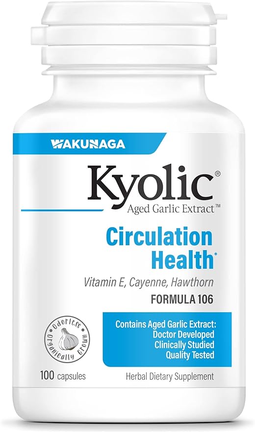 Kyolic Aged Garlic Extract Formula 106, 100 Capsules