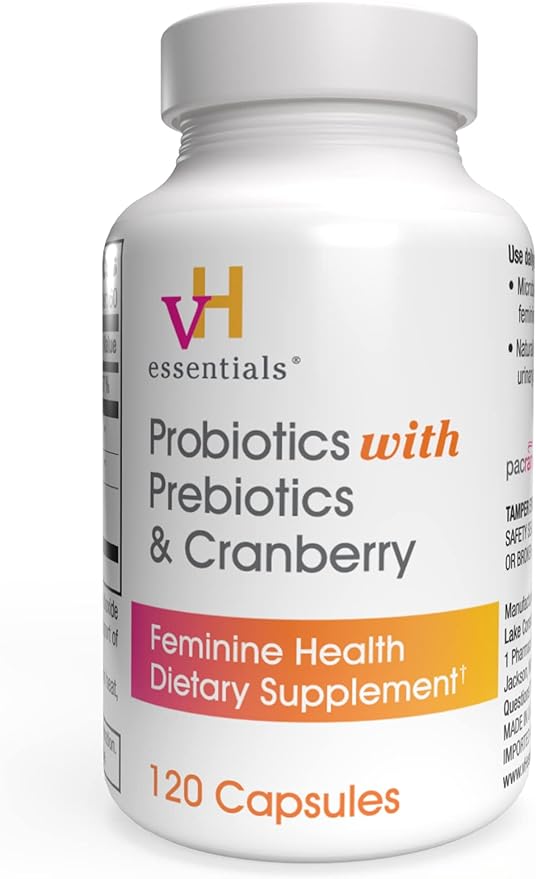 vH essentials Probiotics with Prebiotics and 120 Capsules (544-36)