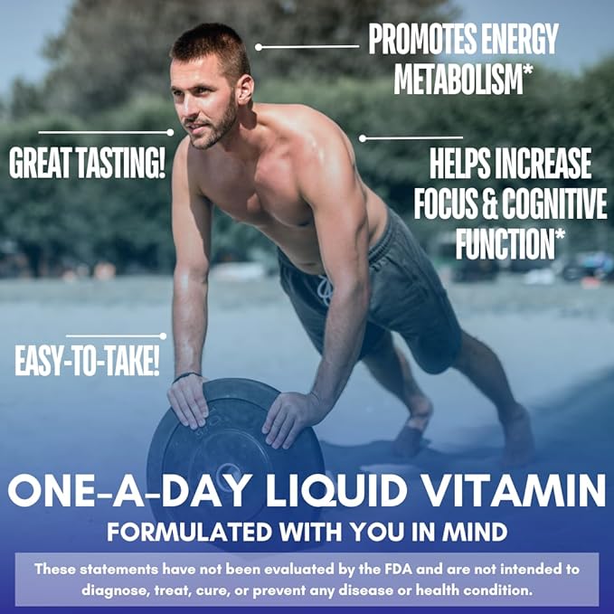 Premium Liquid B Complex Vitamin- Fast 8 B-vitamins, 16oz, 32 32 Serv