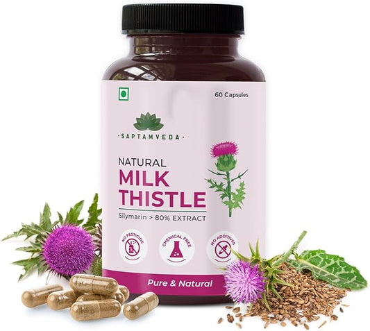 Natural Milk Thistle Extract with 1000mg(60 Capsules 1)