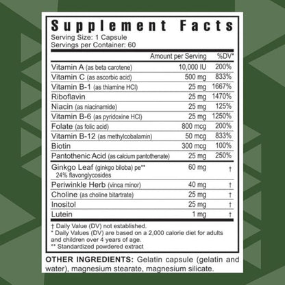Youngevity Ultimate Memory FX™: Ginkgo Leaf, (60 Capsules)