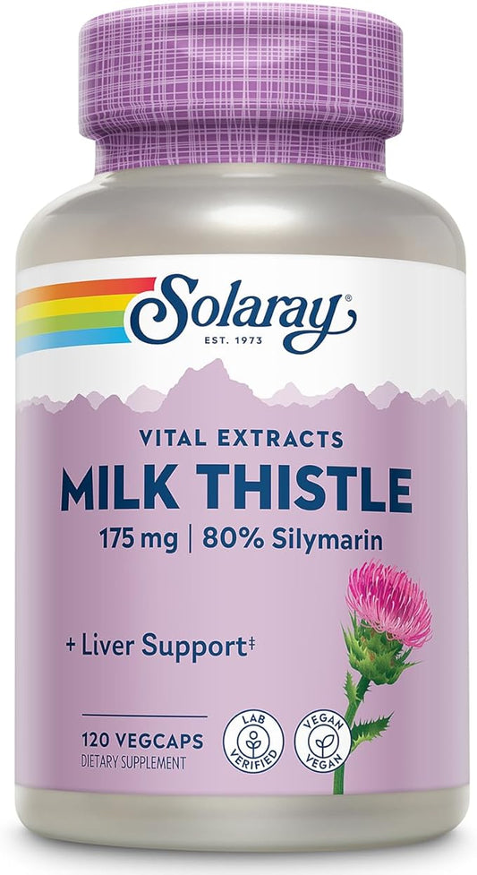 SOLARAY Milk Thistle Seed Extract 175mg 120 VegCaps