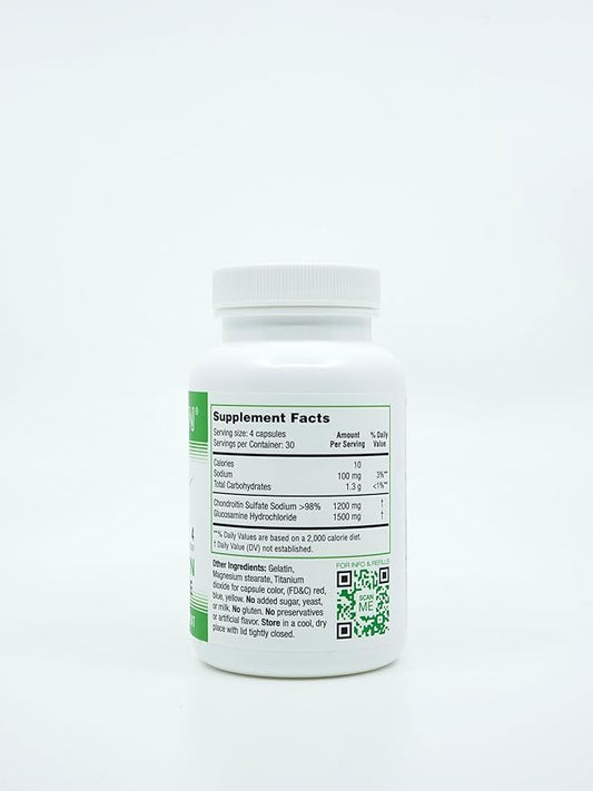 OSTEOSYN® by Synutra Pure CHONDROITIN 1200+ 30-Day Servings 120 Capsules, 4-Capsule Serving $1.67