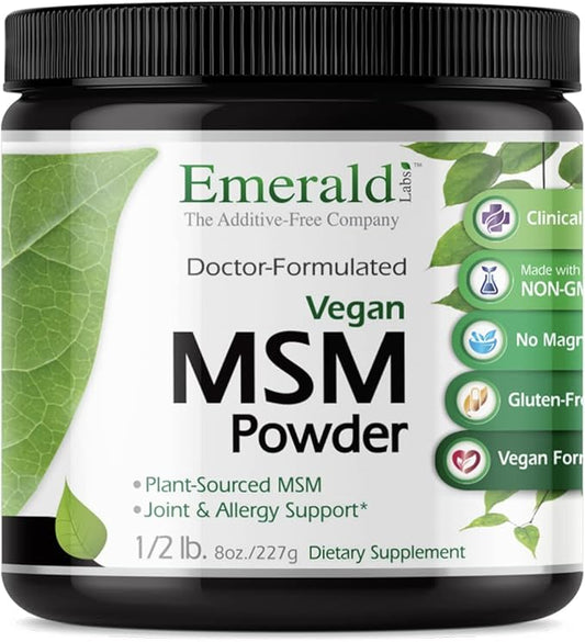EMERALD LABS MSM Powder 4,000 mg 8 Oz