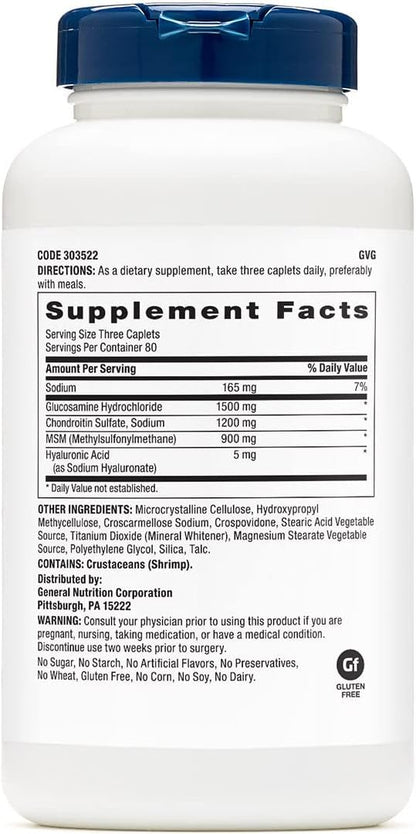 GNC TriFlex |Targeted Joint, Bone & 240 Caplets