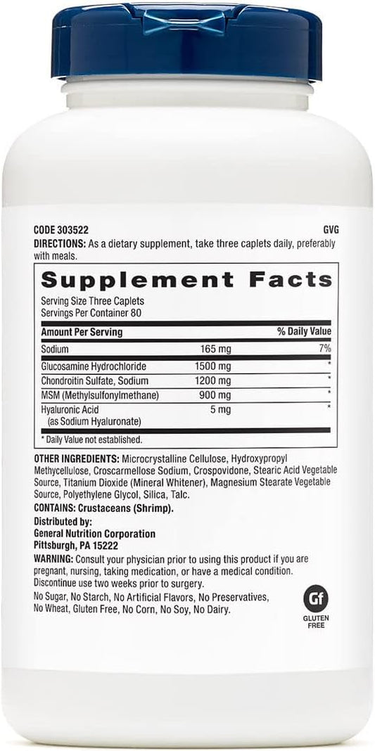 GNC TriFlex |Targeted Joint, Bone & 240 Caplets