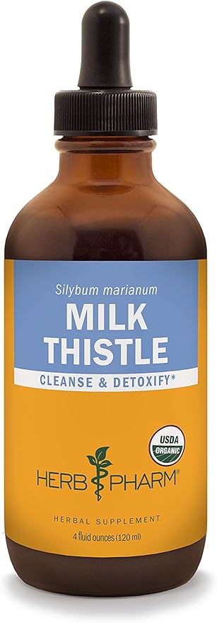 Herb Pharm Milk Thistle Seed Extract 4 Ounce (DMILK04)