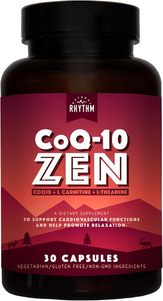 Natural Rhythm CoQ10-ZEN (Coenzyme Q10 + 30 Capsules