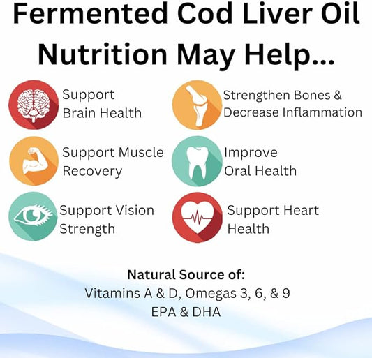 Green Pasture - Fermented Cod Liver 6 fl. 3 Omega 6 Omega 9 (6oz (6oz Cinnamon)