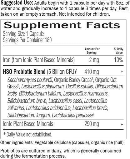 Garden of Life Whole Food Primal Defense Ultra Ultimate Probiotic Dietary Supplement Vegetarian Capsules for Digestive and Gut Health, 180 Count