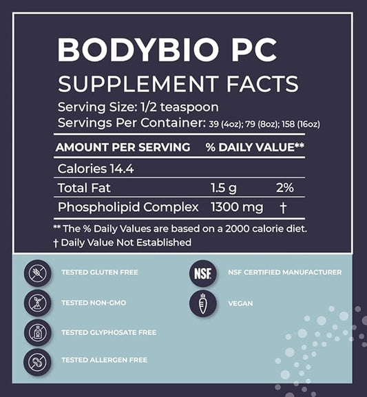 BodyBio Brain Supplement 16 oz