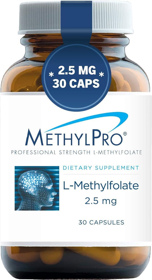 MethylPro 2.5mg L-Methylfolate (30 Capsules)