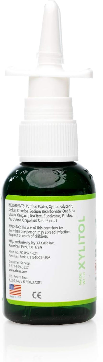 Xlear Rescue Nasal Spray with Xylitol, 3)