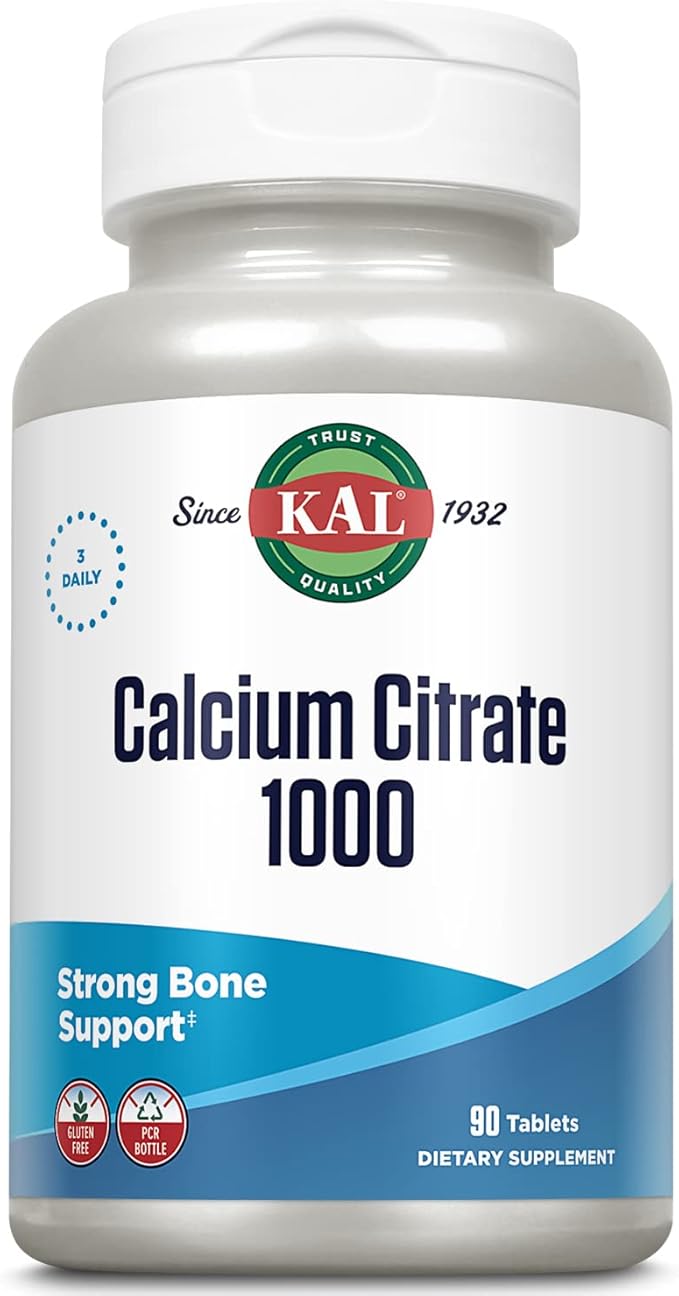 KAL Calcium Citrate, 1000 mg, 90