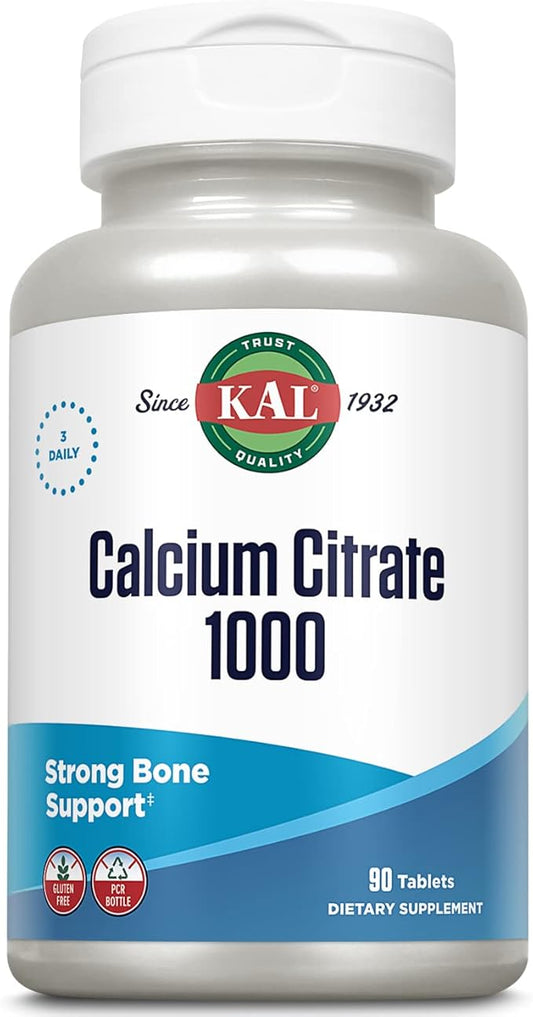 KAL Calcium Citrate, 1000 mg, 90
