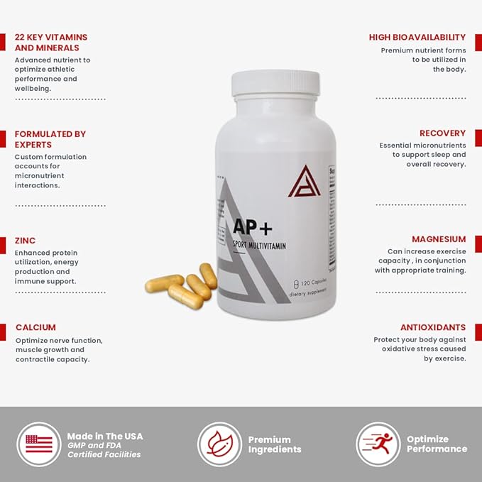| Advanced Nutritional Support for Weekend Warriors - Comprehensive Multivitamin: Performance, Health, Wellness & Immunity - Premium Nutrient Forms - 120 Count