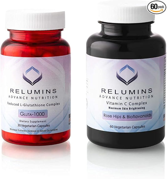 Relumins Advance Nutrition Gluta 1000 and 30 Glutathione 60 Vitamin