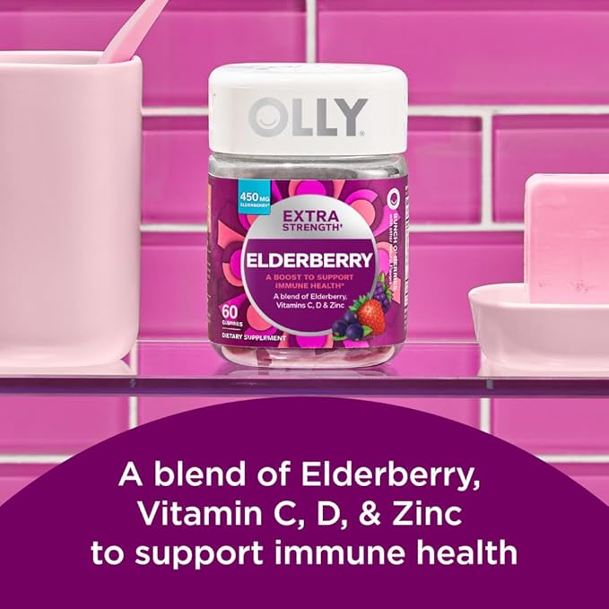 OLLY Fiber Gummy Rings 50ct & 60 Count