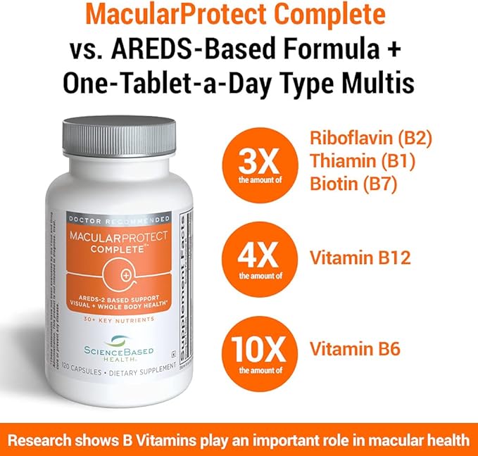 MacularProtect Complete All-in-One AREDS 2 Vitamin 120 Capsules