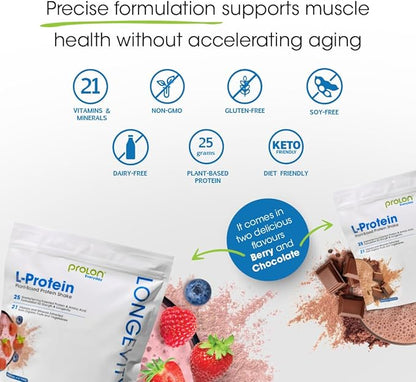 ProLon Longevity Plant Based Protein Powder 25g of 24 Packets
