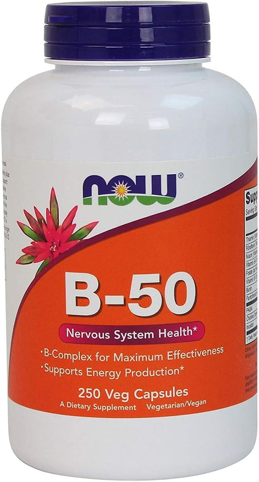 Now Foods, B-50, 250 Veg Capsules 2)