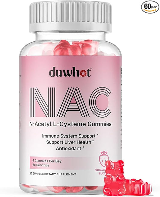NAC Gummies 600mg, N Acetyl Cysteine 60ct