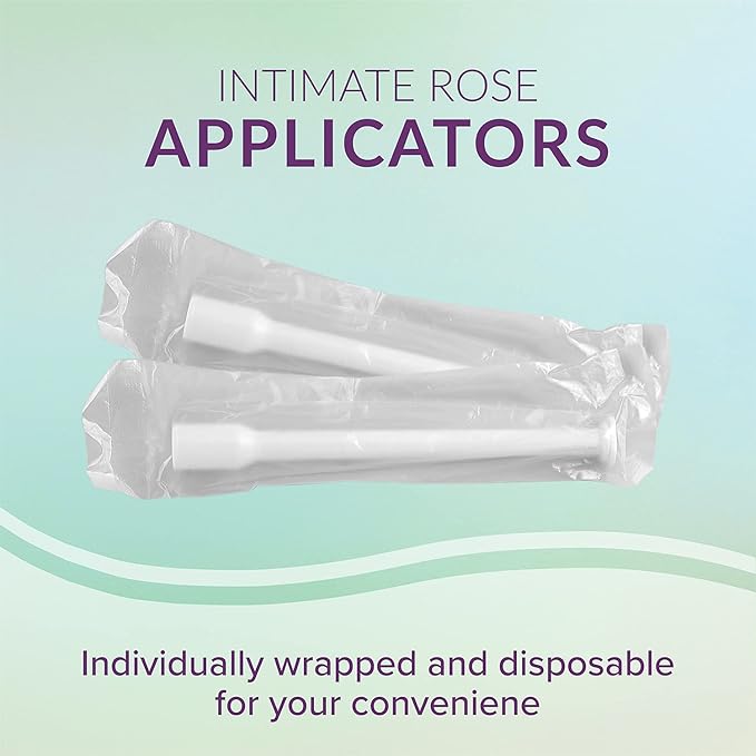 Intimate Rose 30 Count Vaginal Suppository Applicators, Individually Wrapped, Disposable Applicator - Fits Most Boric Acid Suppositories and More, from, Pack of 30