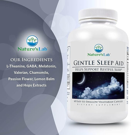 Nature's Lab Gentle Sleep Aid 60ct (30 Day