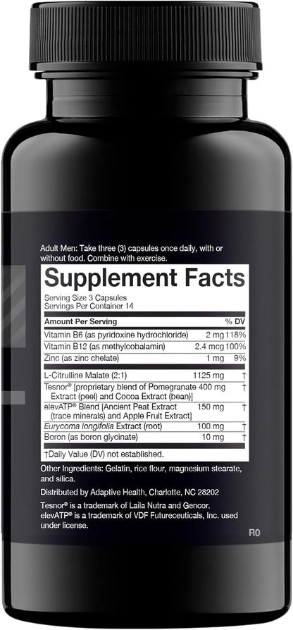 Nugenix Total-T, Free and Total Testosterone Booster Supplement for Men, 42 Count