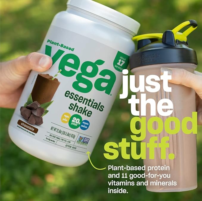 Vega Essentials Plant Based Protein Powder, Chocolate 1.4 lbs
