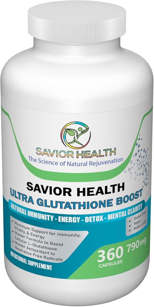 Ultra Glutathione Boost 790mg - 360 Veggie
