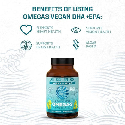 Sunwarrior Vegan Omega 3 DHA & (60 Count)