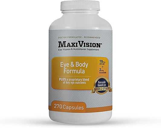 MaxiVision® Eye & Body Formula 2 Study 270 Eye 1 Bottle