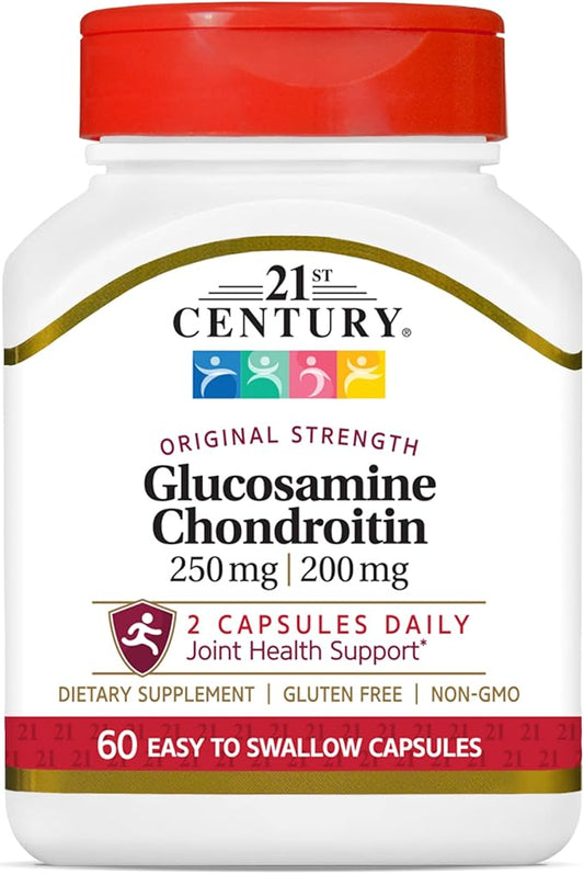21st Century Glucosamine Chondroitin 250/200mg 60 Count