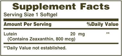 Nature's Bounty Lutein 20 mg 40 2)
