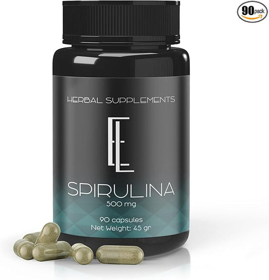 Spirulina Capsules - 90 x 500