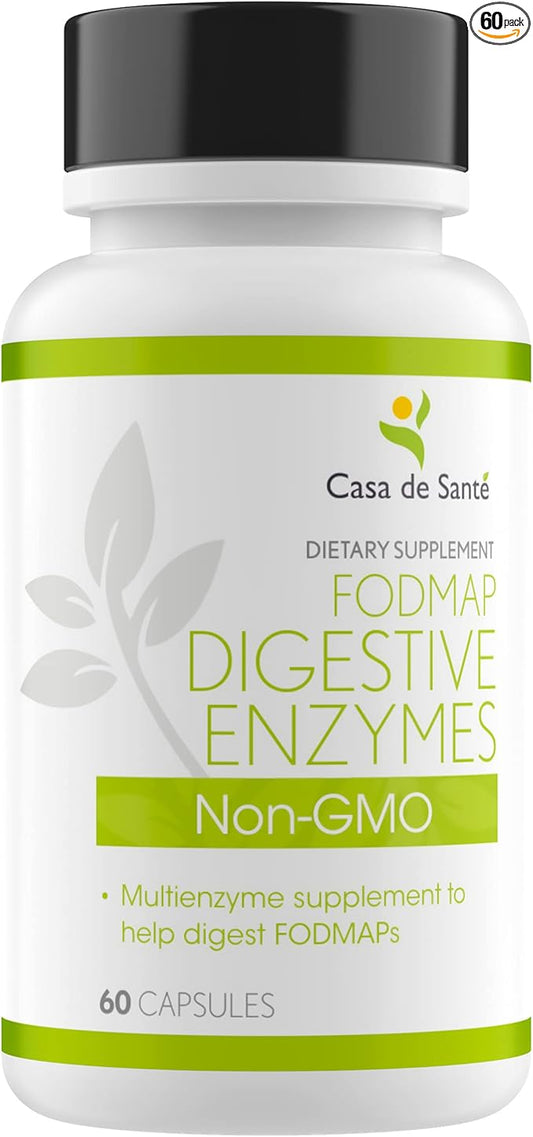 FODMAP Digestive Enzymes Certified| IBS SIBO 18 Enzymes