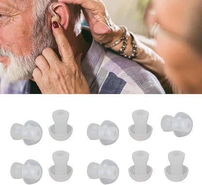 10 Pcs Ear Tips, Soft Silicone