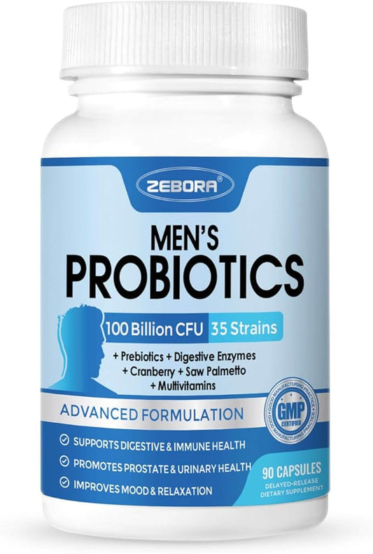 Probiotics for Men 100 Billion CFU 90 Veg