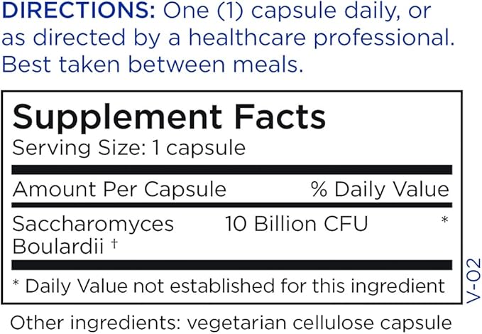Metabolic Maintenance Saccharomyces Boulardii 10 Billion (60 Capsules)