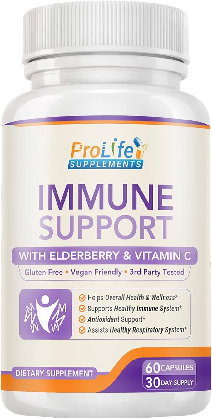 10 in 1 Natural Immune Support B6, Turmeric, 60 Count