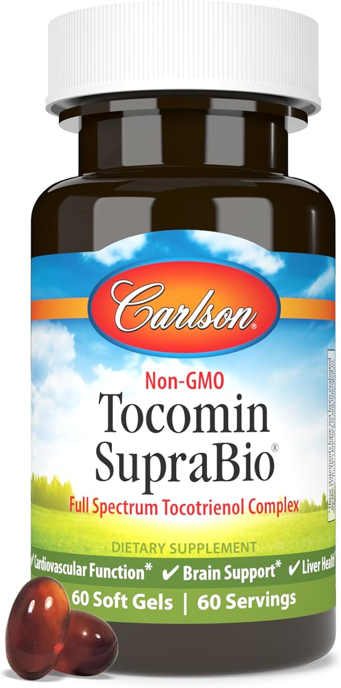 Carlson - Tocomin SupraBio, Full Spectrum 60 Softgels