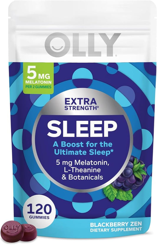 OLLY Extra Strength Sleep Gummy, Occasional 5 mg 120 Count