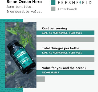 Ocean Saving Omega 3, The Fish 4-Month Supply, (440 mg), (120 Count 1))
