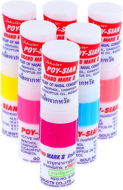 POY-SIAN Mark II Menthol Aromatherapy Nasal 6)