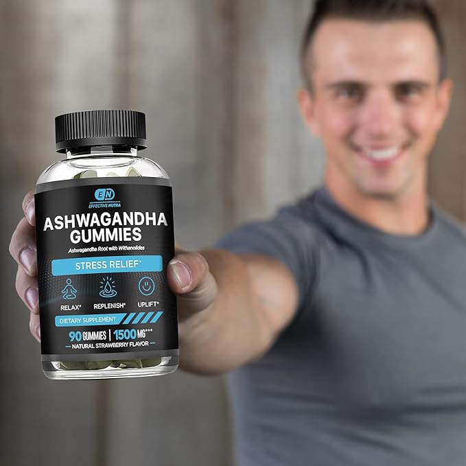 Ashwagandha Gummies for Men and Women 1500mg (2-Pack)