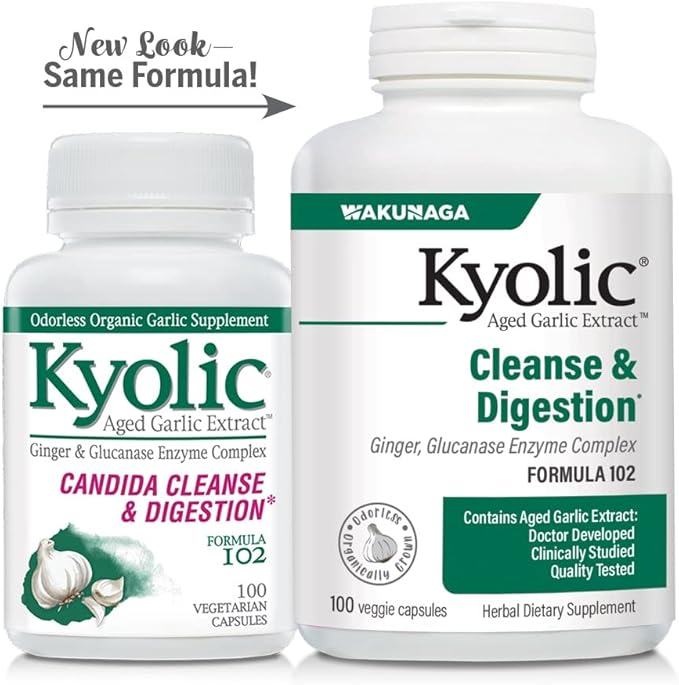 Kyolic Aged Garlic Extract Formula 102, 100 Vegetarian